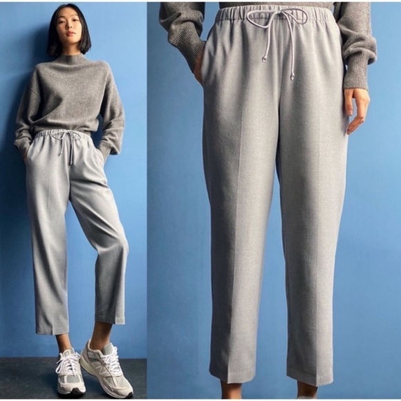 Aritzia The Group Babaton Light Gray Jimmy Cropped Pants Size XS - Picture 1 of 16